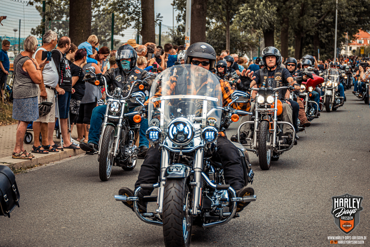 Biker Parade Harley Days Dresden