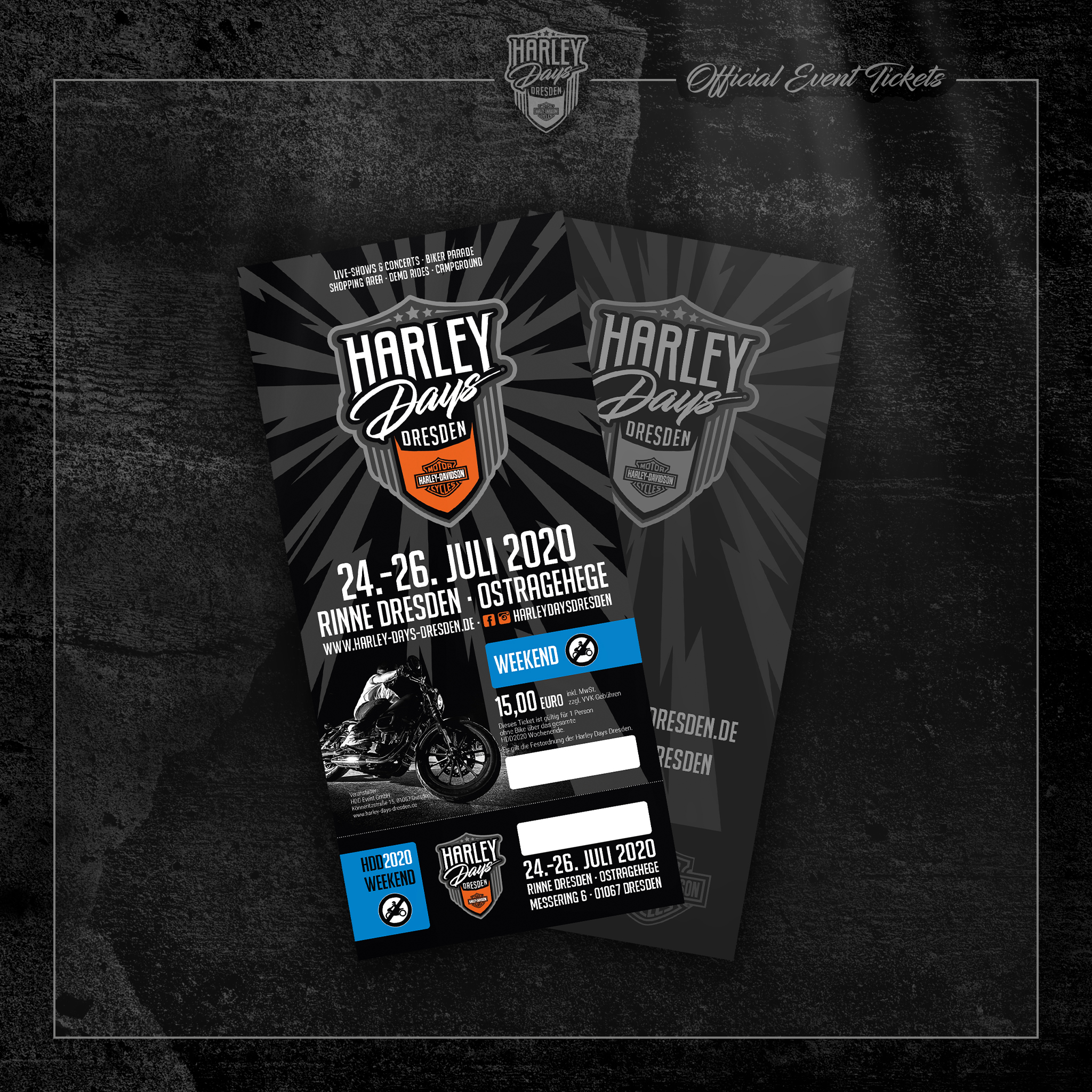 Harley Days Dresden – Ticket Weekend Harley Days Dresden - Ticket Weekend