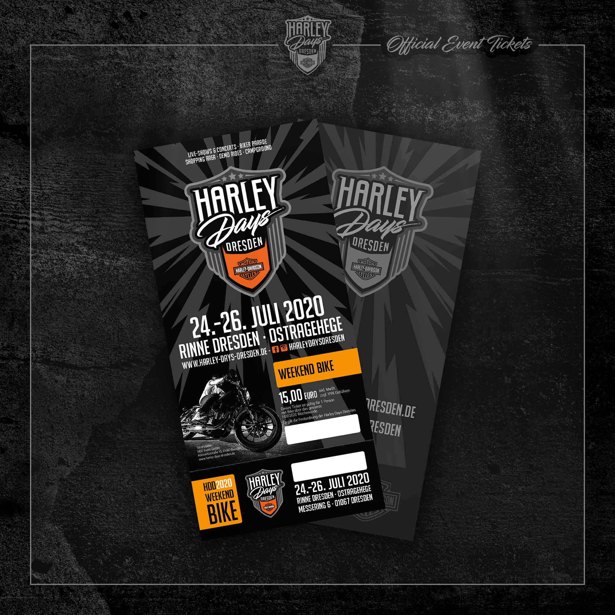 Harley Days Dresden – Ticket Weekend Bike Harley Days Dresden - Ticket Weekend Bike
